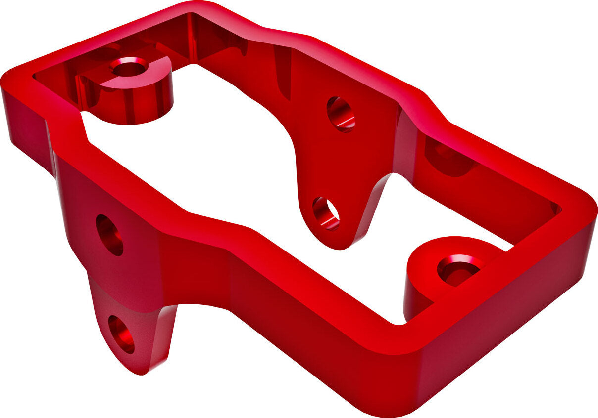 Servo mount, 6061-T6 aluminum (red-anodized)