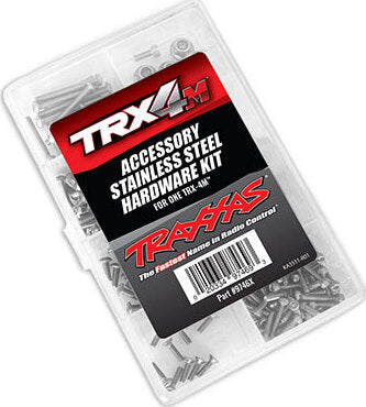 Hardware kit, stainless steel, complete (contains all stainless steel hardware used on 1/18-scale Ford Bronco or Land Rover® Defender®) (includes body hardware and clear plastic storage container)