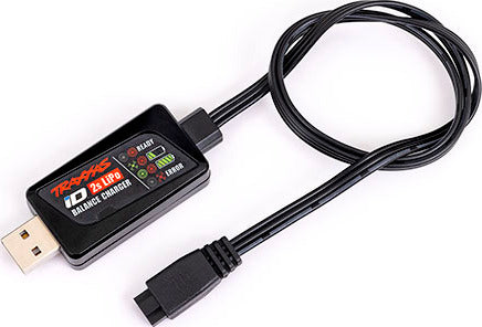 Charger, iD® Balance, USB (2-cell 7.4 volt LiPo with iD® connector only)