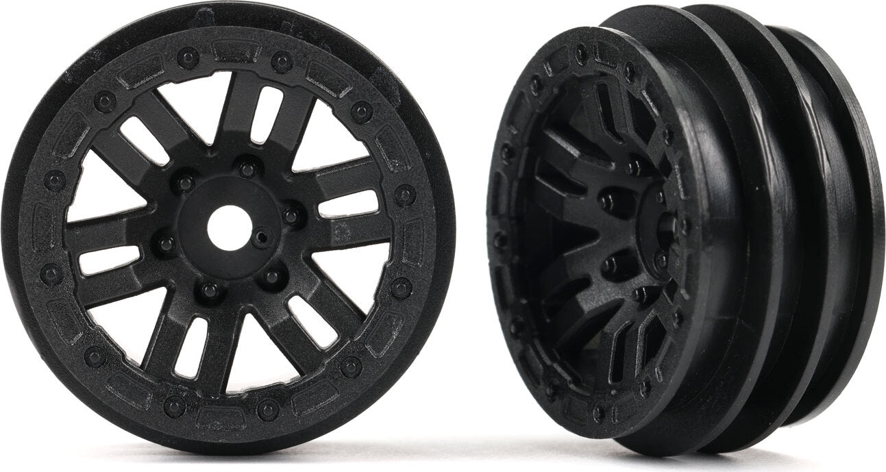 Wheels, 1.0" (black) (2)